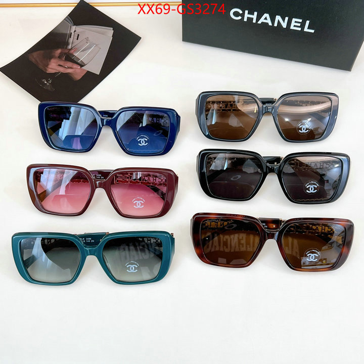 Glasses-Chanel high quality replica ID: GS3274 $: 69USD