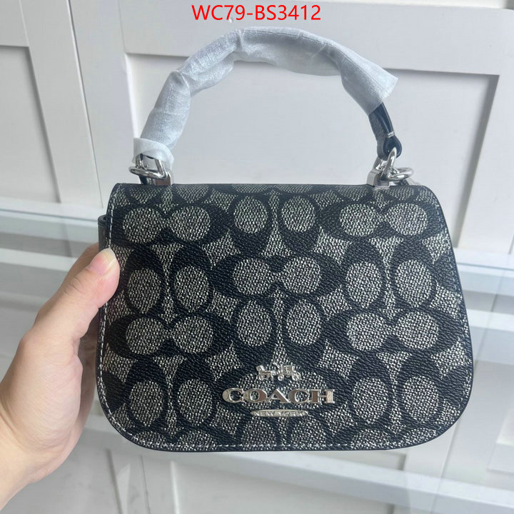 Coach Bags(4A)-Crossbody- high quality 1:1 replica ID: BS3412 $: 79USD,