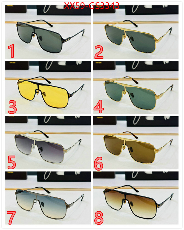 Glasses-Tom Ford luxury cheap ID: GS3343 $: 59USD