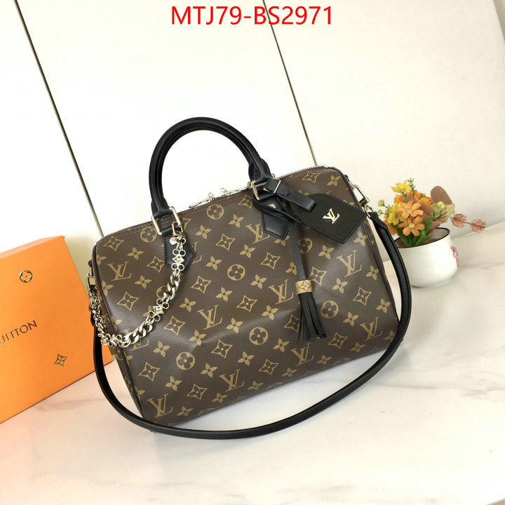 LV Bags(4A)-Speedy- top perfect fake ID: BS2971 $: 79USD,