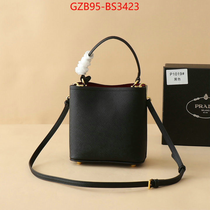 Prada Bags(4A)-bucket bag best replica 1:1 ID: BS3423 $: 95USD,