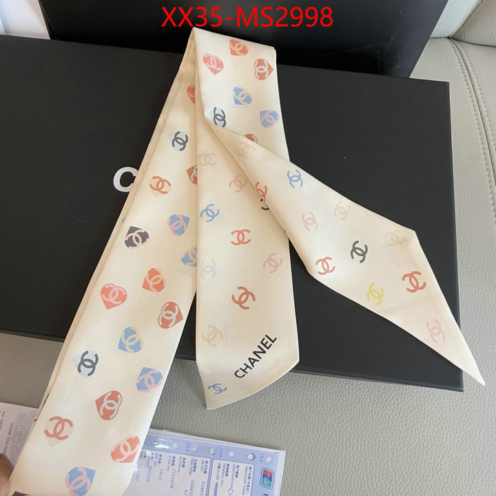 Scarf-Chanel wholesale replica shop ID: MS2998 $: 35USD