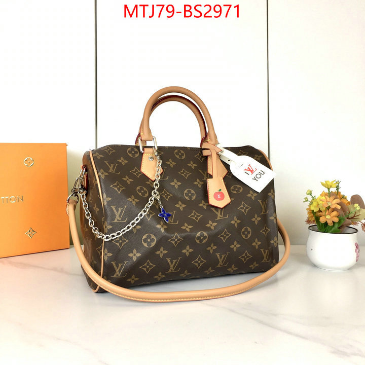 LV Bags(4A)-Speedy- top perfect fake ID: BS2971 $: 79USD,