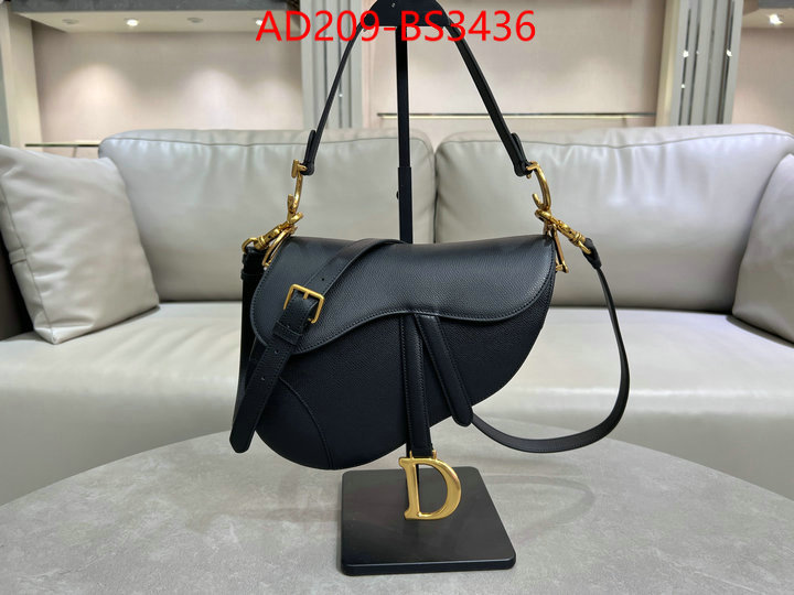 Dior Bags(TOP)-Saddle- replica wholesale ID: BS3436 $: 209USD,