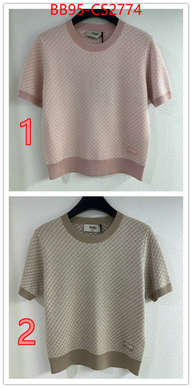 Clothing-Fendi top quality ID: CS2774 $: 95USD