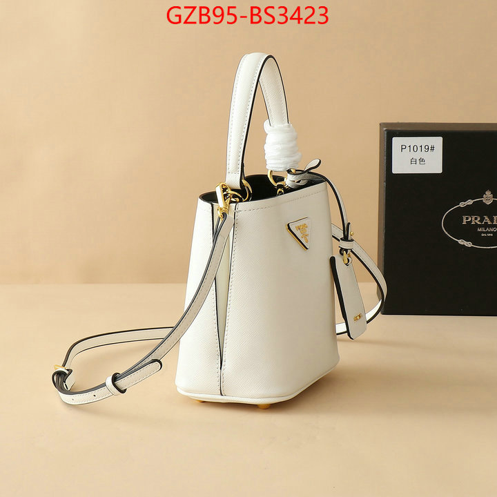 Prada Bags(4A)-bucket bag best replica 1:1 ID: BS3423 $: 95USD,