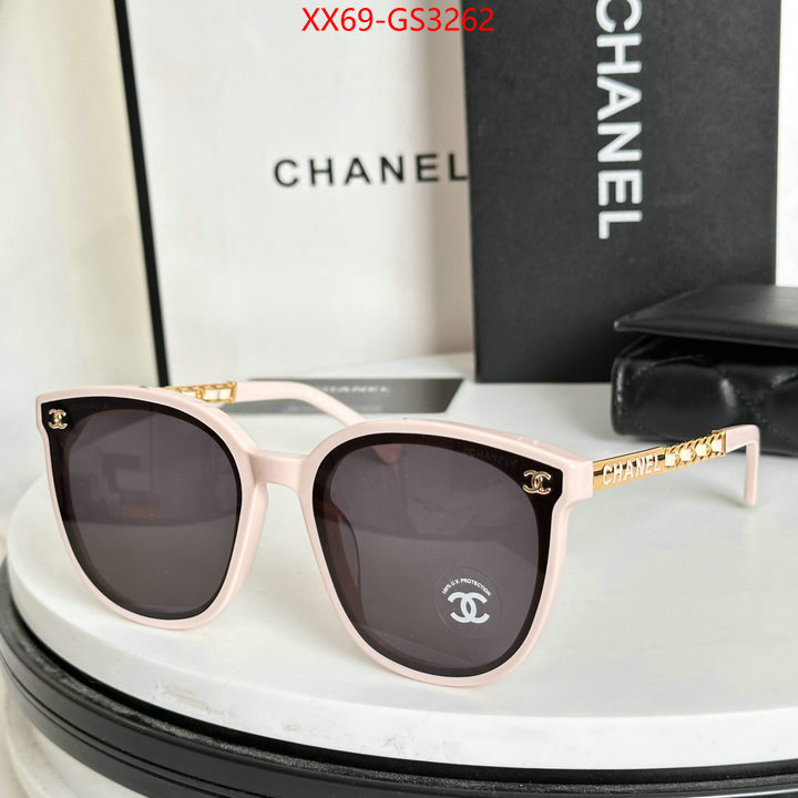 Glasses-Chanel top 1:1 replica ID: GS3262 $: 69USD