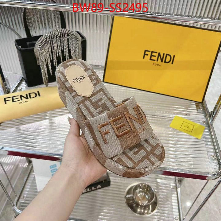 Women Shoes-Fendi quality aaaaa replica ID: SS2495 $: 89USD