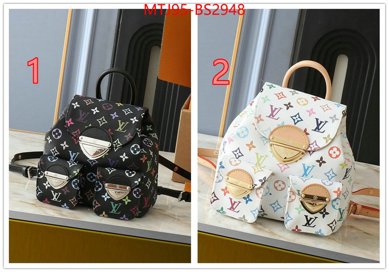 LV Bags(4A)-Backpack- outlet 1:1 replica ID: BS2948 $: 95USD,