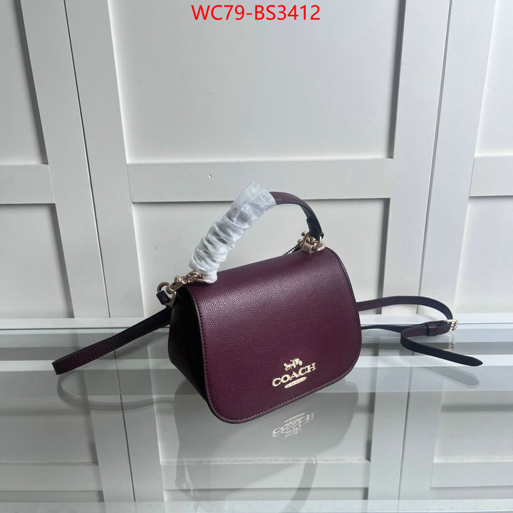 Coach Bags(4A)-Crossbody- high quality 1:1 replica ID: BS3412 $: 79USD,