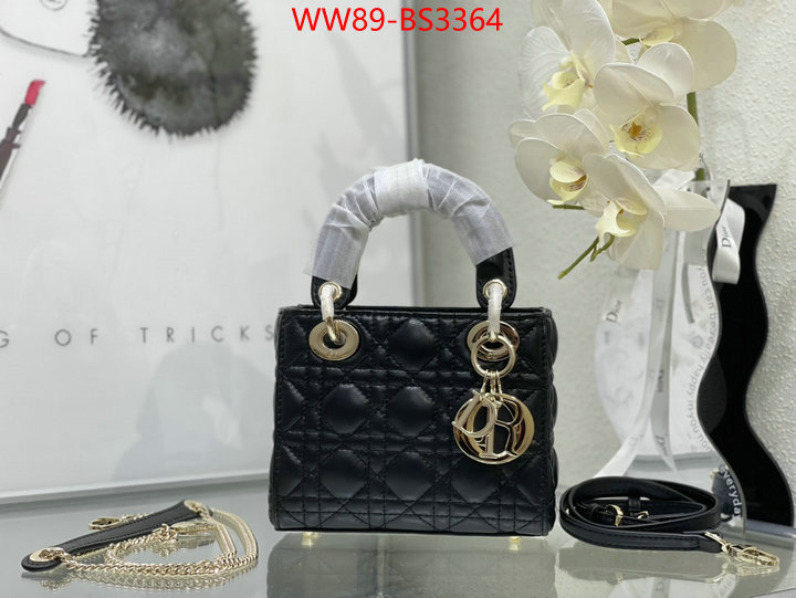 Dior Bags(4A)-Lady- replica wholesale ID: BS3364 $: 89USD,