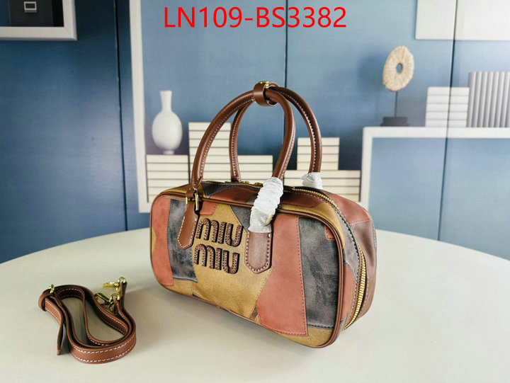 Miu Miu Bags(4A)-Handbag- buy high-quality fake ID: BS3382 $: 109USD,