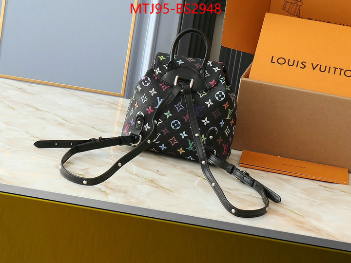 LV Bags(4A)-Backpack- outlet 1:1 replica ID: BS2948 $: 95USD,