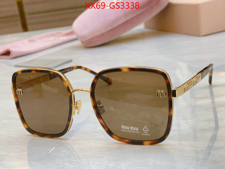 Glasses-Miu Miu replica 1:1 high quality ID: GS3338 $: 69USD