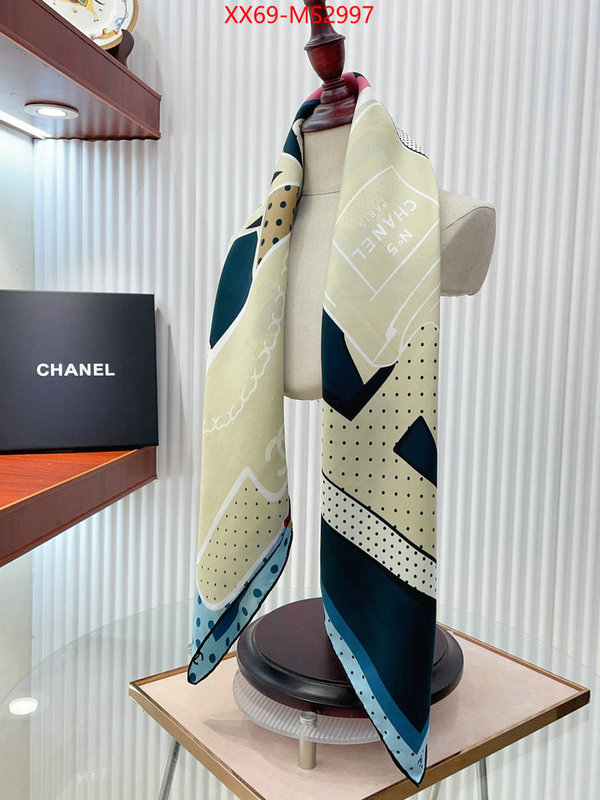 Scarf-Chanel for sale cheap now ID: MS2997 $: 69USD