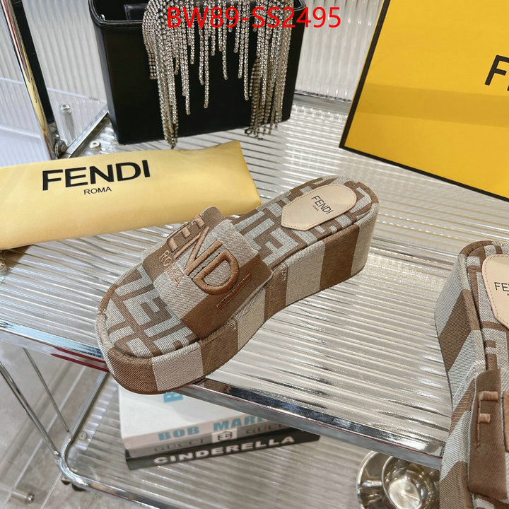 Women Shoes-Fendi quality aaaaa replica ID: SS2495 $: 89USD