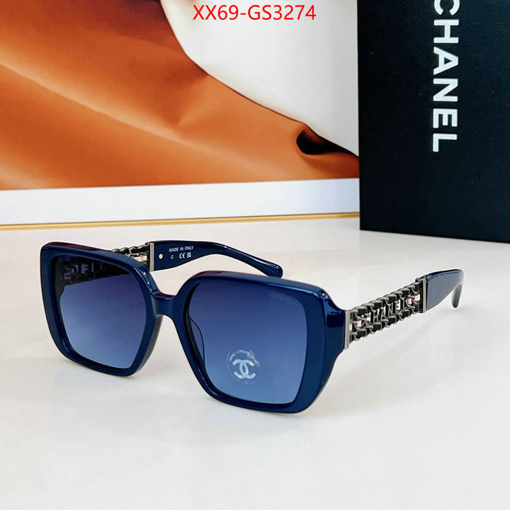 Glasses-Chanel high quality replica ID: GS3274 $: 69USD