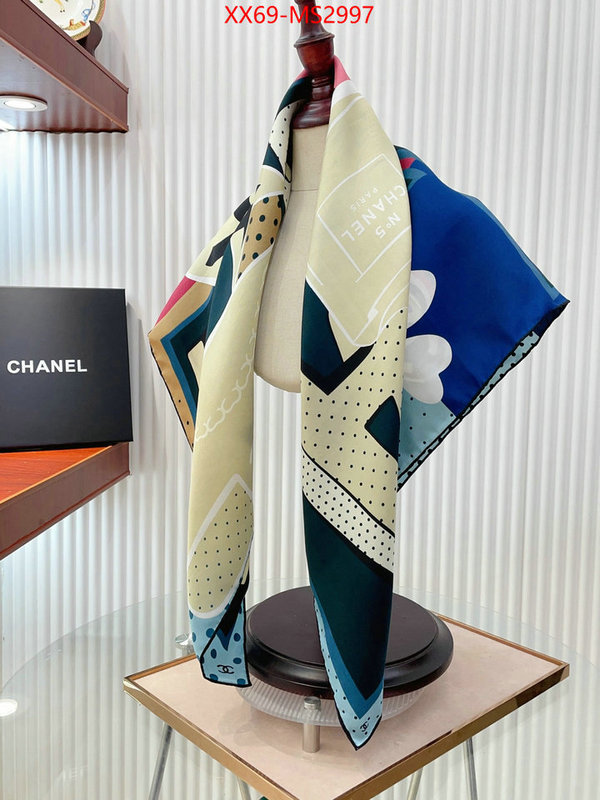 Scarf-Chanel for sale cheap now ID: MS2997 $: 69USD