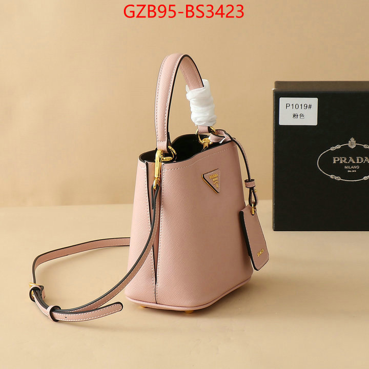 Prada Bags(4A)-bucket bag best replica 1:1 ID: BS3423 $: 95USD,