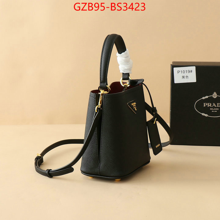 Prada Bags(4A)-bucket bag best replica 1:1 ID: BS3423 $: 95USD,