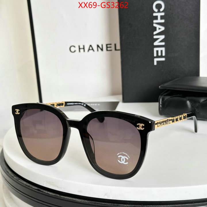 Glasses-Chanel top 1:1 replica ID: GS3262 $: 69USD