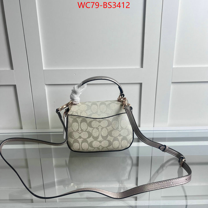 Coach Bags(4A)-Crossbody- high quality 1:1 replica ID: BS3412 $: 79USD,