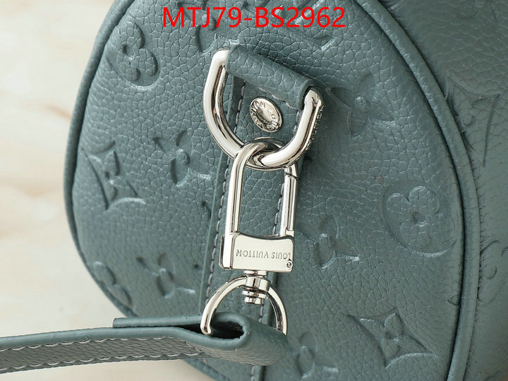 LV Bags(4A)-Speedy- mirror copy luxury ID: BS2962 $: 79USD,