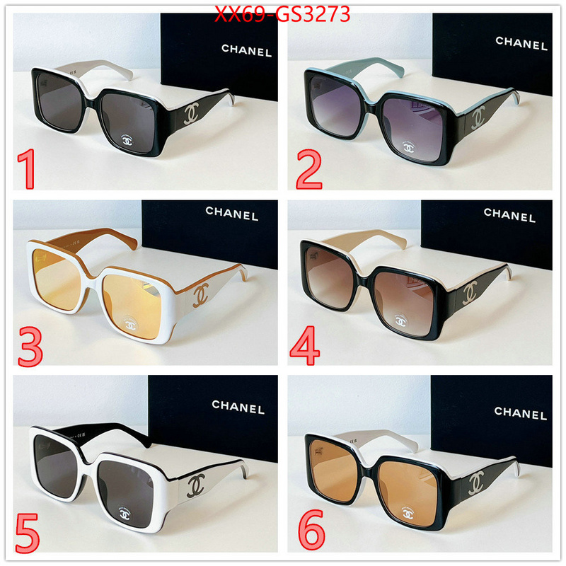 Glasses-Chanel exclusive cheap ID: GS3273 $: 69USD