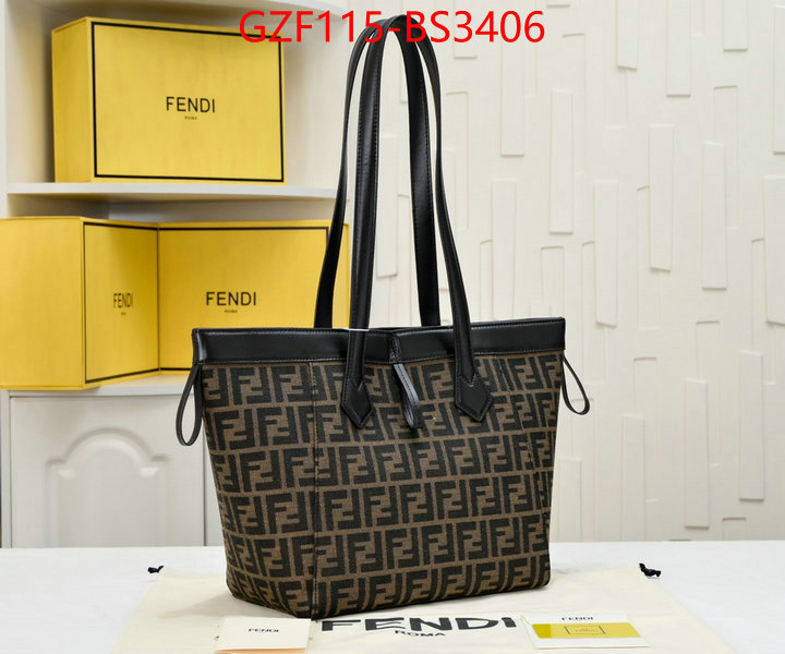 Fendi Bags(4A)-Handbag- designer replica ID: BS3406