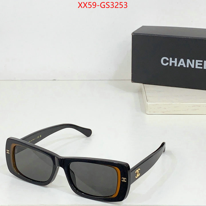 Glasses-Chanel how to buy replcia ID: GS3253 $: 59USD