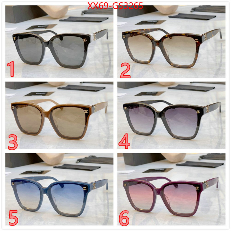 Glasses-Chanel buy the best replica ID: GS3265 $: 69USD