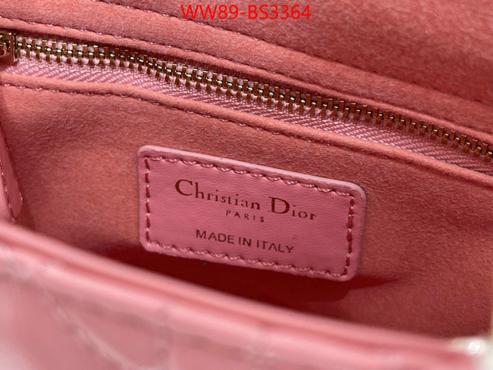 Dior Bags(4A)-Lady- replica wholesale ID: BS3364 $: 89USD,