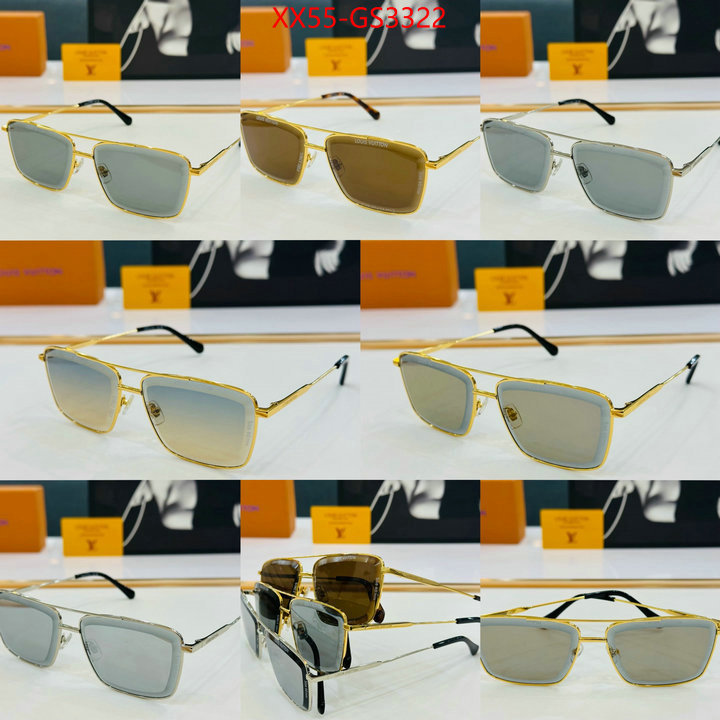 Glasses-LV 1:1 clone ID: GS3322 $: 55USD