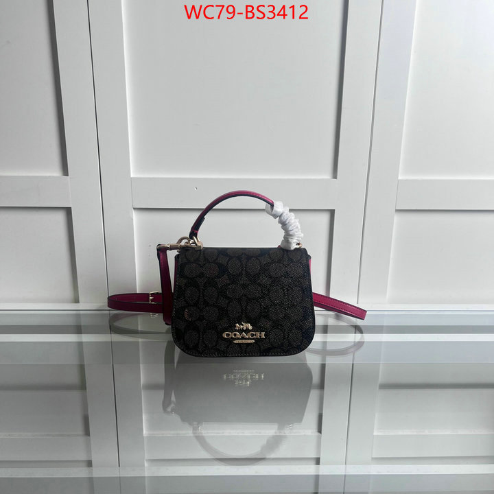 Coach Bags(4A)-Crossbody- high quality 1:1 replica ID: BS3412 $: 79USD,