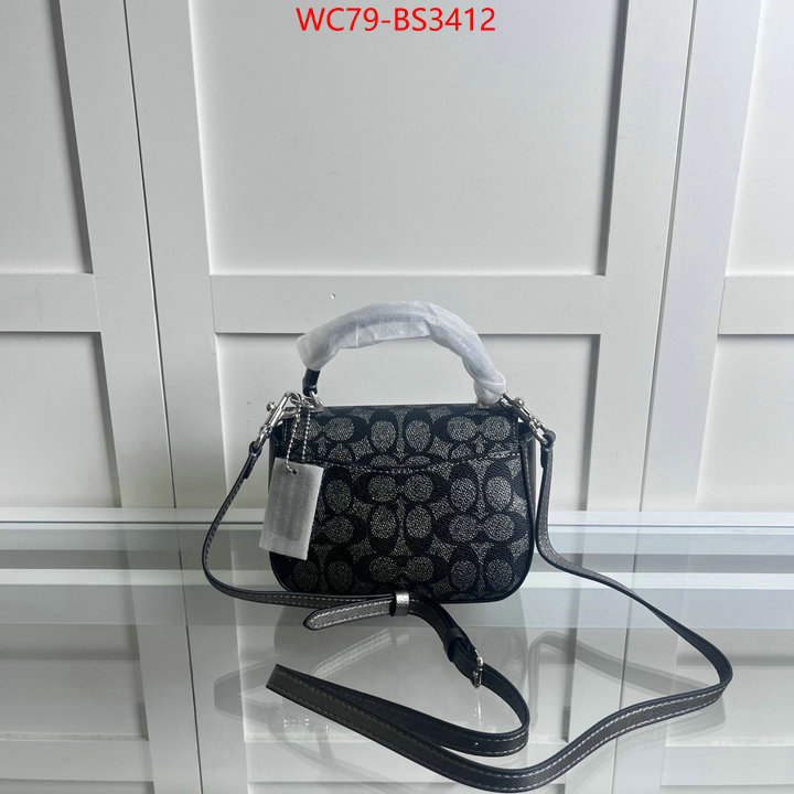 Coach Bags(4A)-Crossbody- high quality 1:1 replica ID: BS3412 $: 79USD,