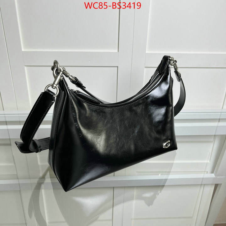 Coach Bags(4A)-Crossbody- top brands like ID: BS3419 $: 85USD,