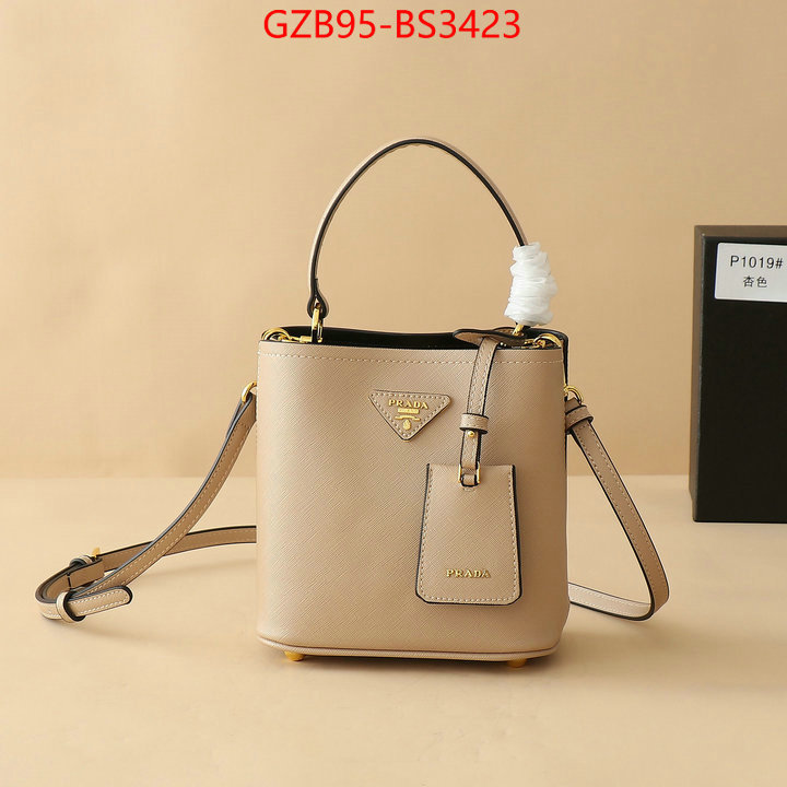 Prada Bags(4A)-bucket bag best replica 1:1 ID: BS3423 $: 95USD,