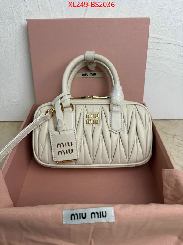 Miu Miu Bags(TOP)-Crossbody- how to start selling replica ID: BS2036 $: 249USD,