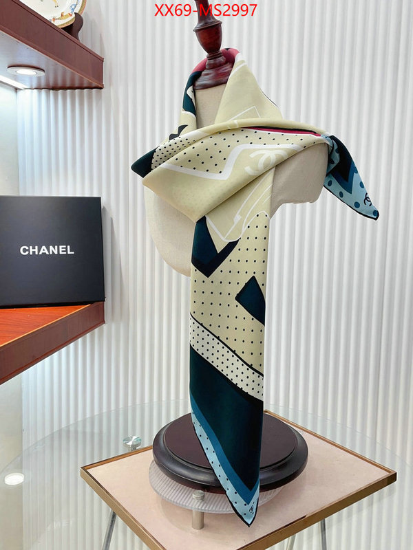 Scarf-Chanel for sale cheap now ID: MS2997 $: 69USD