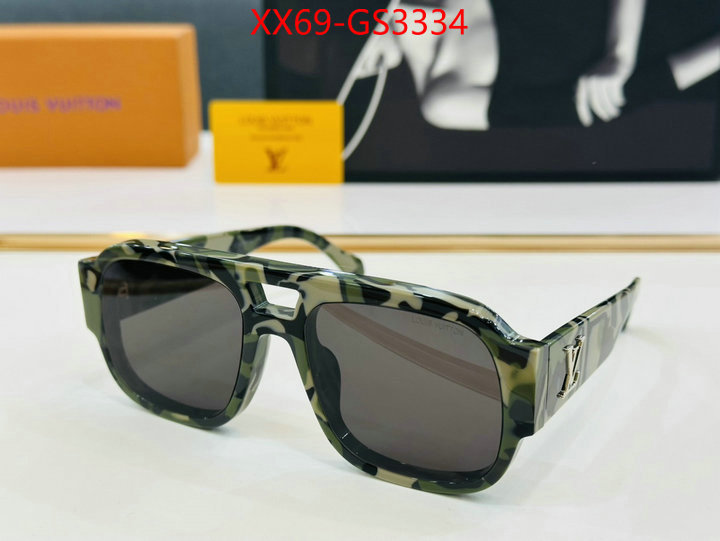 Glasses-LV website to buy replica ID: GS3334 $: 69USD