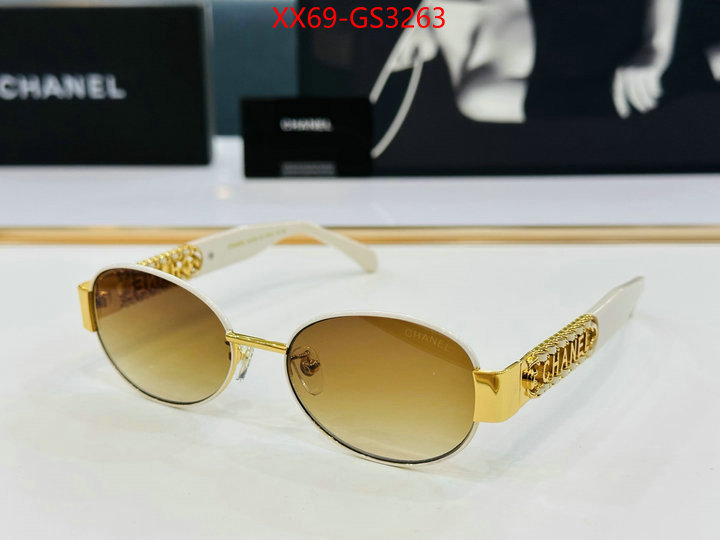 Glasses-Chanel aaaaa+ quality replica ID: GS3263 $: 69USD