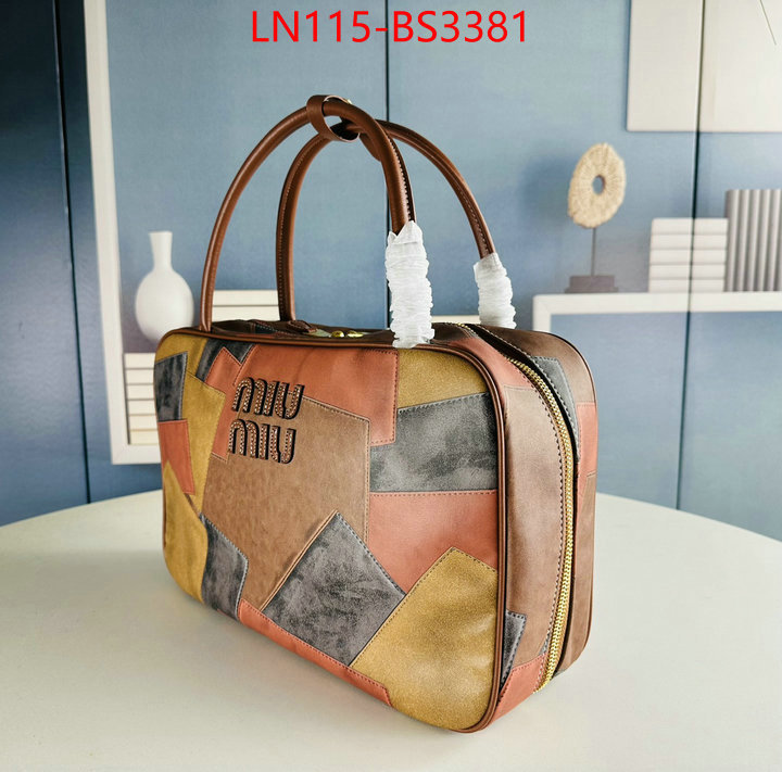 Miu Miu Bags(4A)-Handbag- what's best ID: BS3381 $: 115USD,