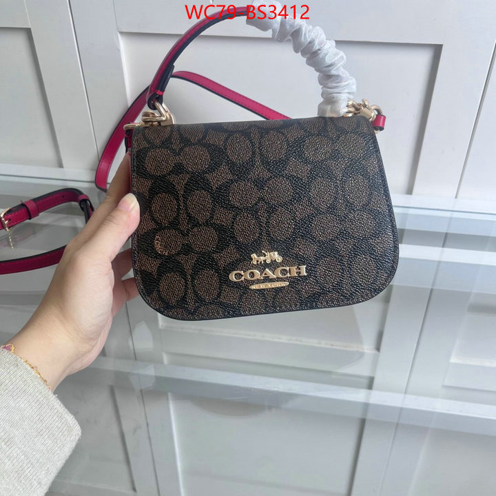 Coach Bags(4A)-Crossbody- high quality 1:1 replica ID: BS3412 $: 79USD,