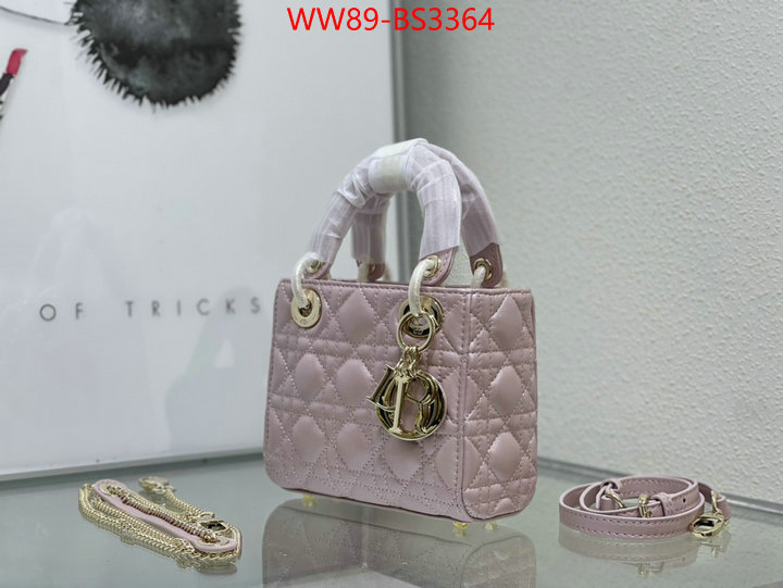 Dior Bags(4A)-Lady- replica wholesale ID: BS3364 $: 89USD,