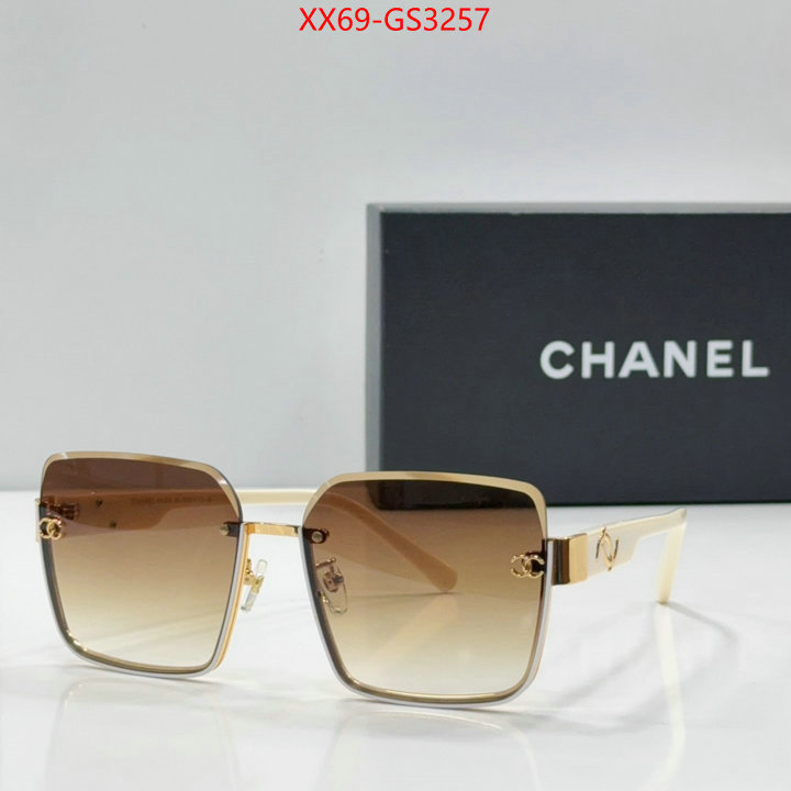 Glasses-Chanel designer replica ID: GS3257 $: 69USD