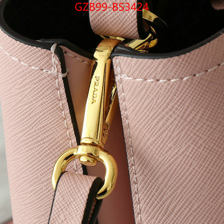 Prada Bags(4A)-bucket bag high quality happy copy ID: BS3424 $: 99USD,