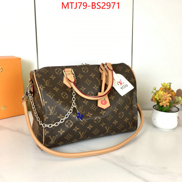 LV Bags(4A)-Speedy- top perfect fake ID: BS2971 $: 79USD,