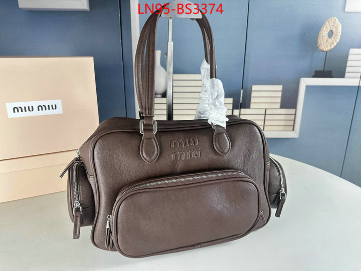 Miu Miu Bags(4A)-Handbag- best site for replica ID: BS3374 $: 95USD,