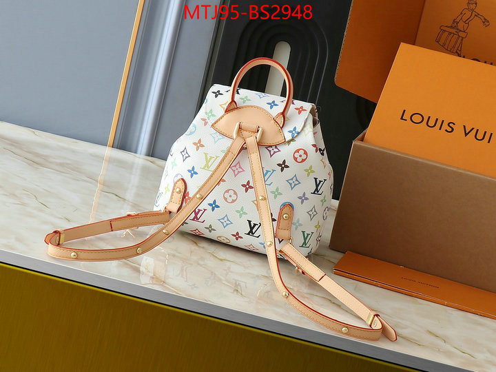 LV Bags(4A)-Backpack- outlet 1:1 replica ID: BS2948 $: 95USD,