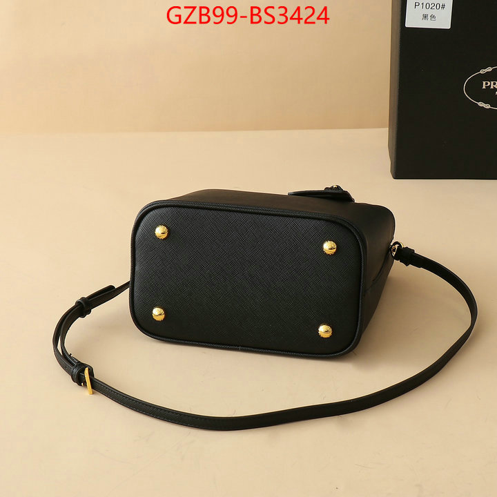 Prada Bags(4A)-bucket bag high quality happy copy ID: BS3424 $: 99USD,